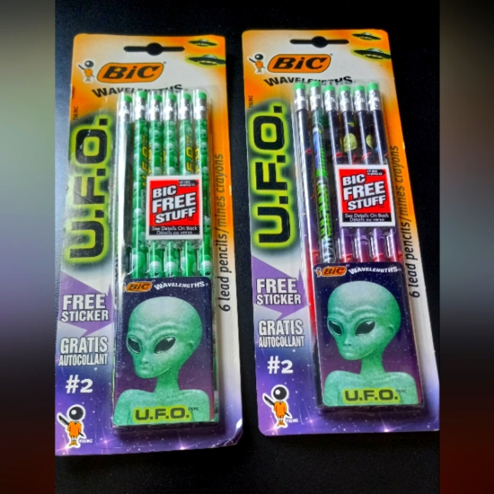 BIC WAVELENGTHS UFO PENCILS